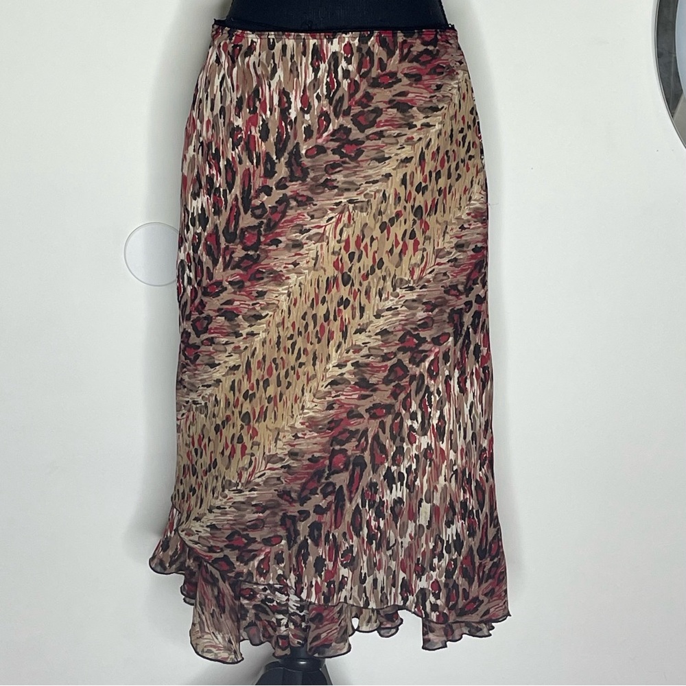 Elegant Multicolor Pleated Skirt